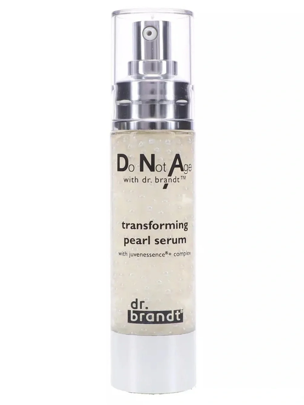 Dr. Brandt Pearl-Infused Serum Sample - Pearl White & Silver Accents